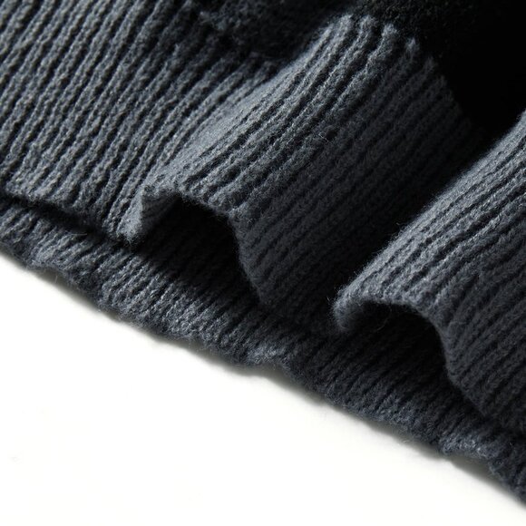 Grey Casual Mens Graphic Pattern Sweater - Picture 5 of 5